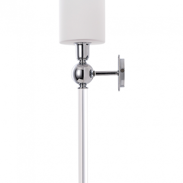 Бра Crystal Lux MIRABELLA AP1 CHROME/WHITE