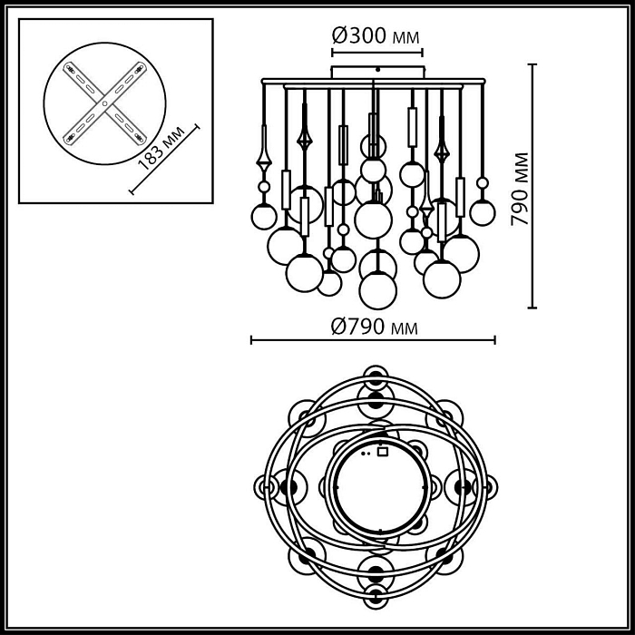 ODEON LIGHT 5457/21C