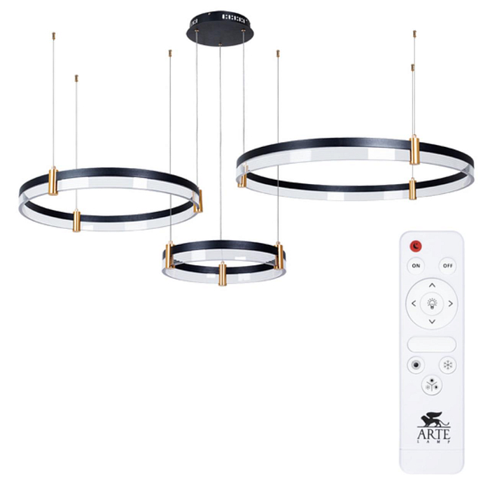 Люстра ARTE LAMP A2185SP-3BK