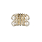 Светильник NewRgy E91-ф300*H190 H GOLD