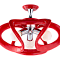 Люстра Sfera Sveta 8801/3 RED