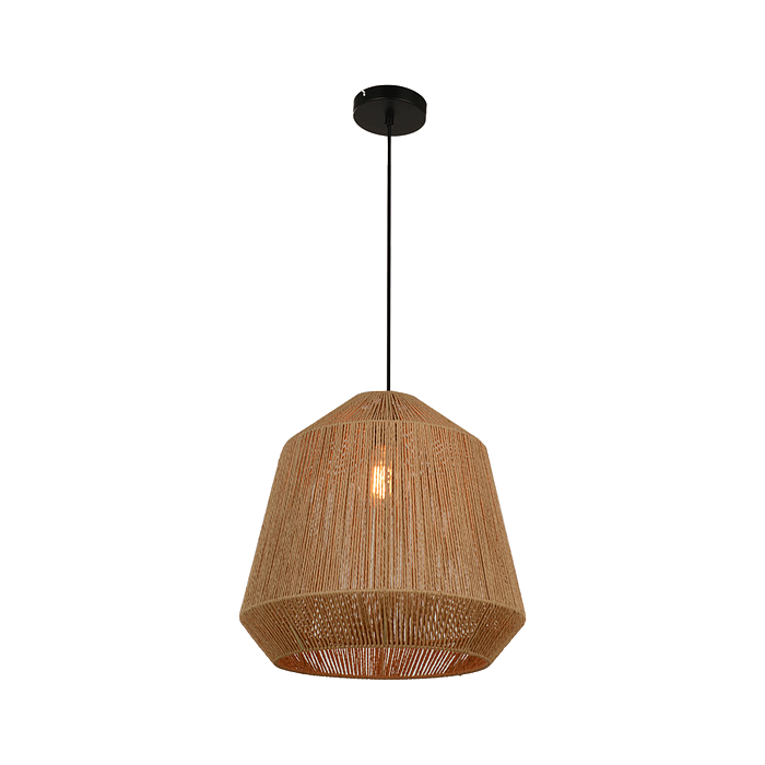 Люстра NewRgy NLP009 BLACK+NATURAL FINISH