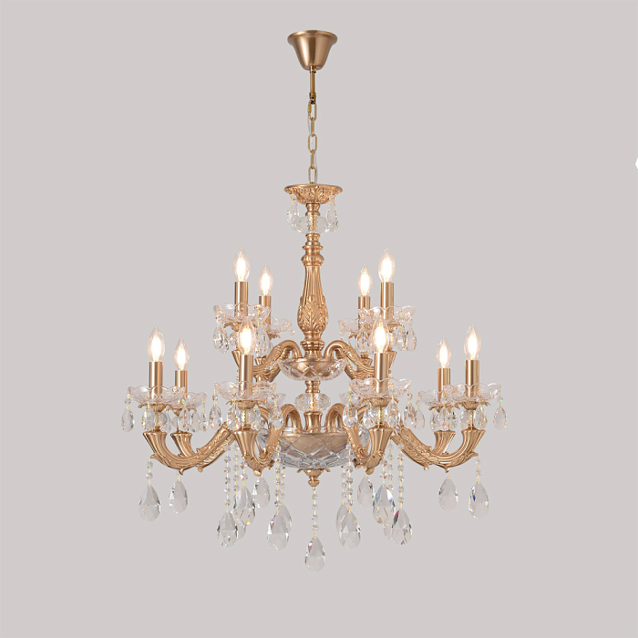 Crystal Lux ELIZABETH SP8+4 BRASS
