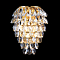 Бра Crystal Lux CHARME AP3 GOLD/TRANSPARENT