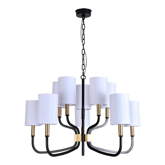 Люстра Newport 35210/C black+brass